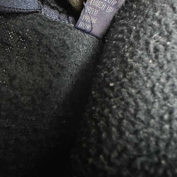 Vintage Polo Sport Ralph Lauren 1/4 Zip Fleece Big Logo USA Flag Size XL Navy - Picture 8 of 10